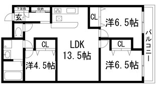 ファミール宝塚の物件間取画像